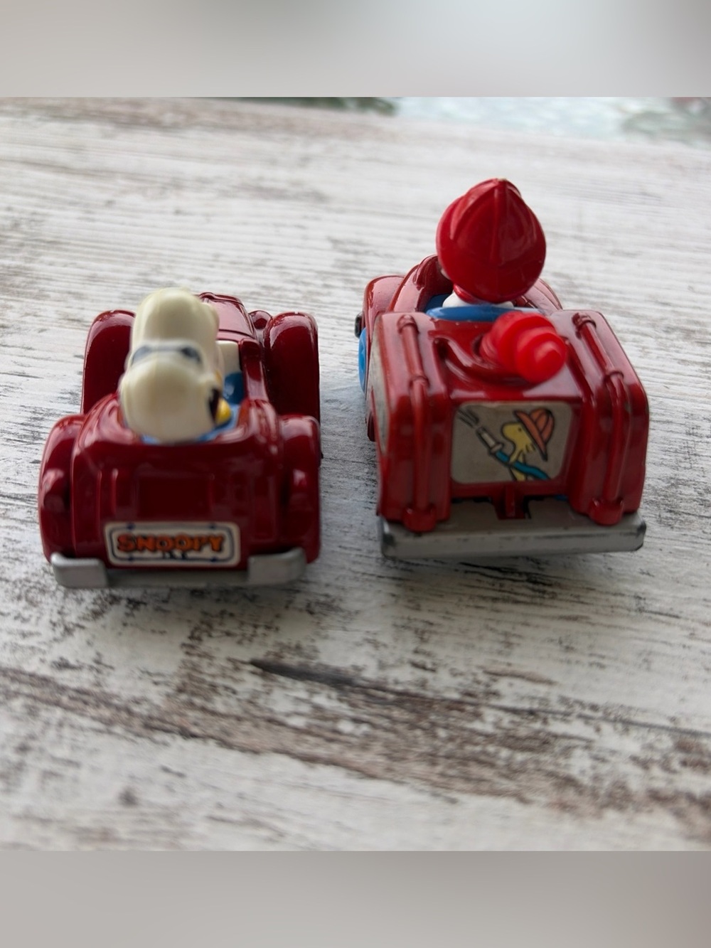 Peanuts Snoopy Diecast Red Fire Truck & Convertible Toy Set - Kids Vehicles - Picture 4 of 5